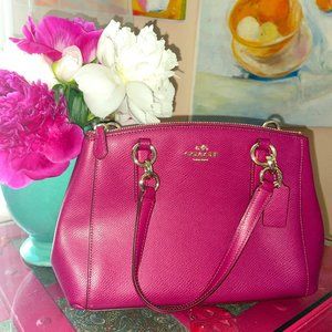 STUNNING Coach Magenta Purse Handbag